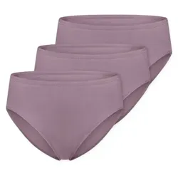 Schiesser 3P Essentials Cotton Briefs Veilchenblau Baumwolle 42 Damen