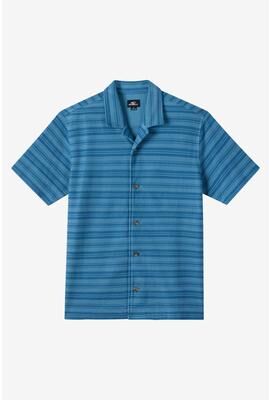 O'Neill s Country Club Knit Shirt in Captain's Blue, Size Small, Polyester