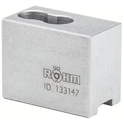 Röhm Aufsatzbacken Größe 250, 2-Backen-Satz, härtbar Spitzverzahnung 90° - 133149