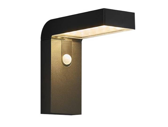 LED Outdoor Wandleuchte ALYA Solarleuchte, 5W, 3000K, IP44, schwarz