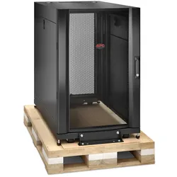 APC AR3106SP APC NetShelter SX, 18 HE Server Rack-Gehäuse, 600 mm x 1070mm, mit schwarzen Seitenteilen und stoßdämpfendem Shock Packaging