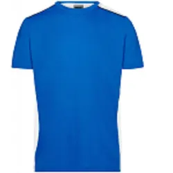 T-Shirt "JN860" - S - royal/white