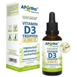 Vitamin D3 4.000 IE - vegetarische Tropfen 50 ml
