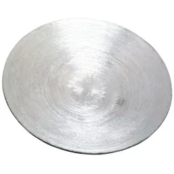 Teller Alu silber D 12,5 cm