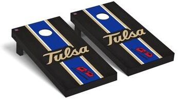 Skip's Garage University of Tulsa Golden Hurricane 2x4 Pro Cornhole Boards - V1
