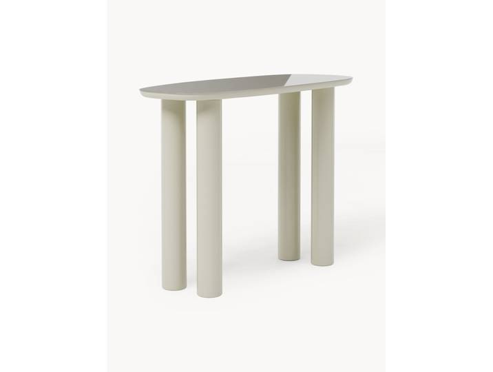 Console avec plateau en verre Beni