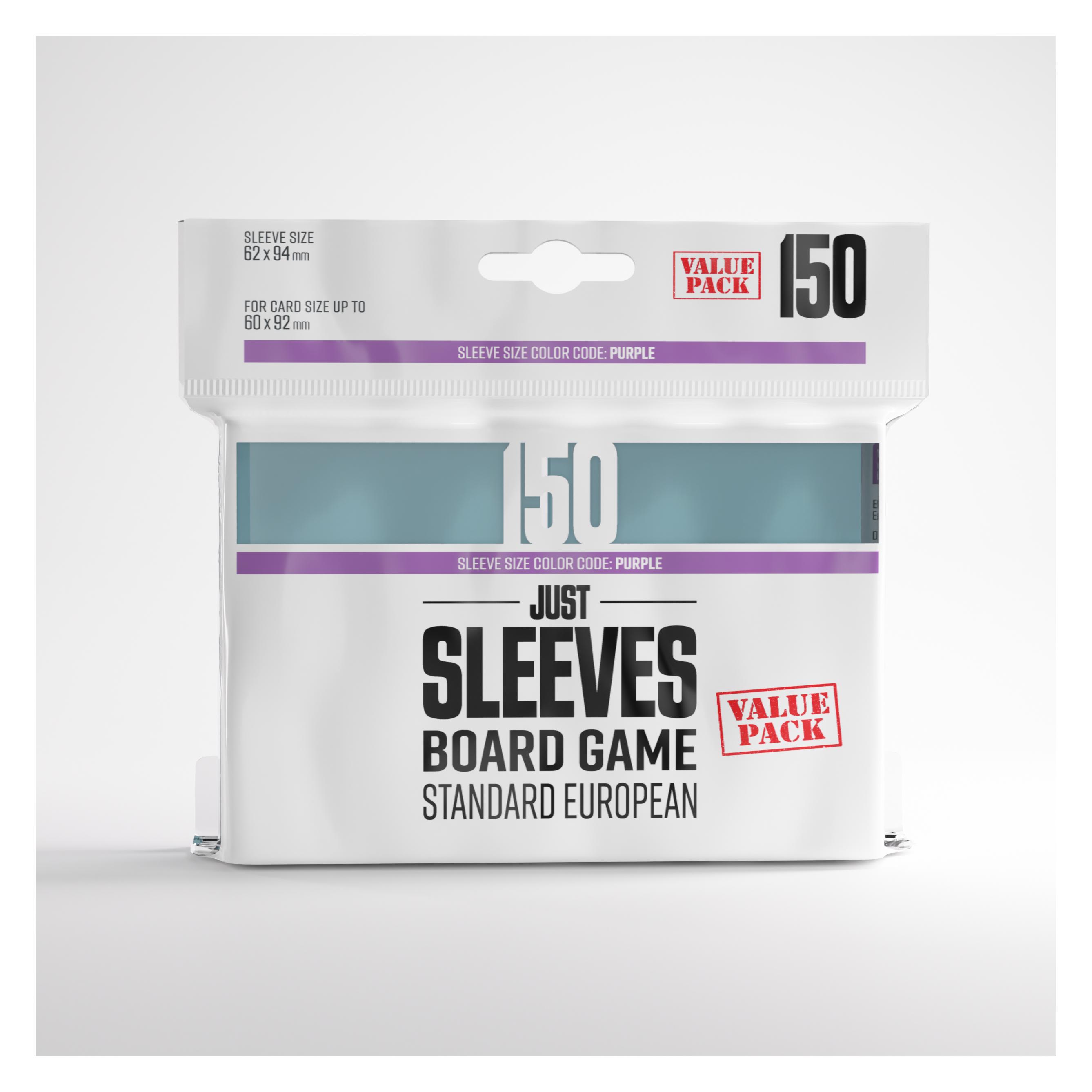 Gamegenic GGX10026 - Just Sleeves - Standard European Value Pack (150) (Einzelpack) (417962)