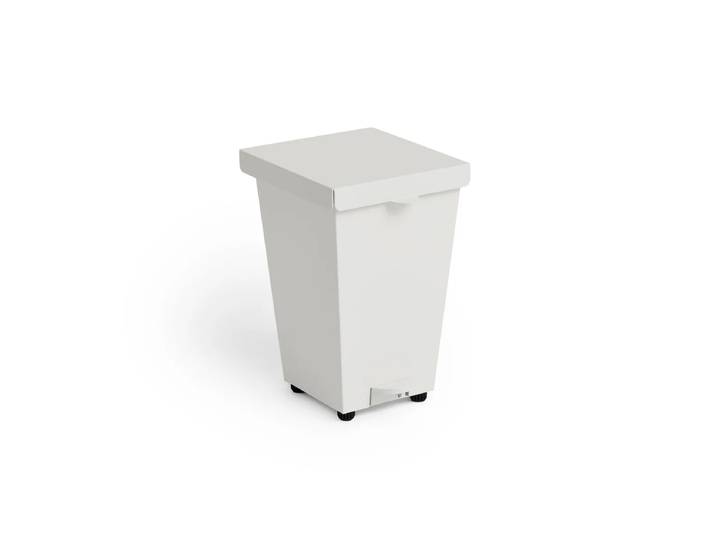 HAY - Loop Mülleimer, 8 L, weiss