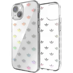 Adidas OR SnapCase ENTRY iPhone 14 6.1" colourful 50219 (Apple iPhone 14), Smartphone Hülle, Transparent, Mehrfarbig