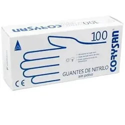 Corysan Powder Free Nitrile Gloves Size S