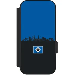Nivocase Klapphülle für Google Pixel 11 Handyhülle aus Kunst Leder NIVOflip schwarz HSV Hamburg Skyline (Google Pixel 11), Smartphone Hülle, Schwarz