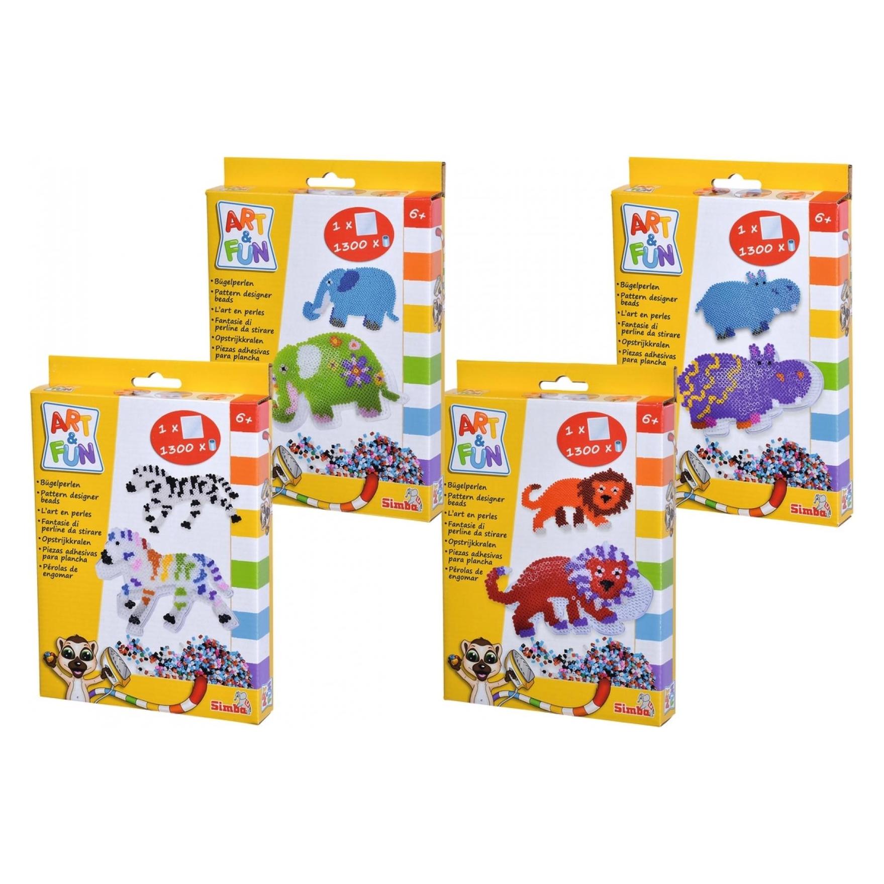 Simba Art & Fun Strijkkralen Dieren Set (106376052)