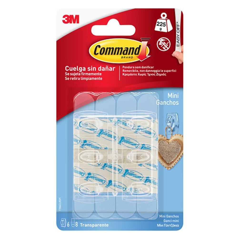3M Plastik-Haken für verschiedene Zwecke, transparent (54120094)
