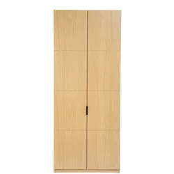 Kleiderschrank mit Kleiderstange, Eichenholz-Finish, L90 cm GARENCE