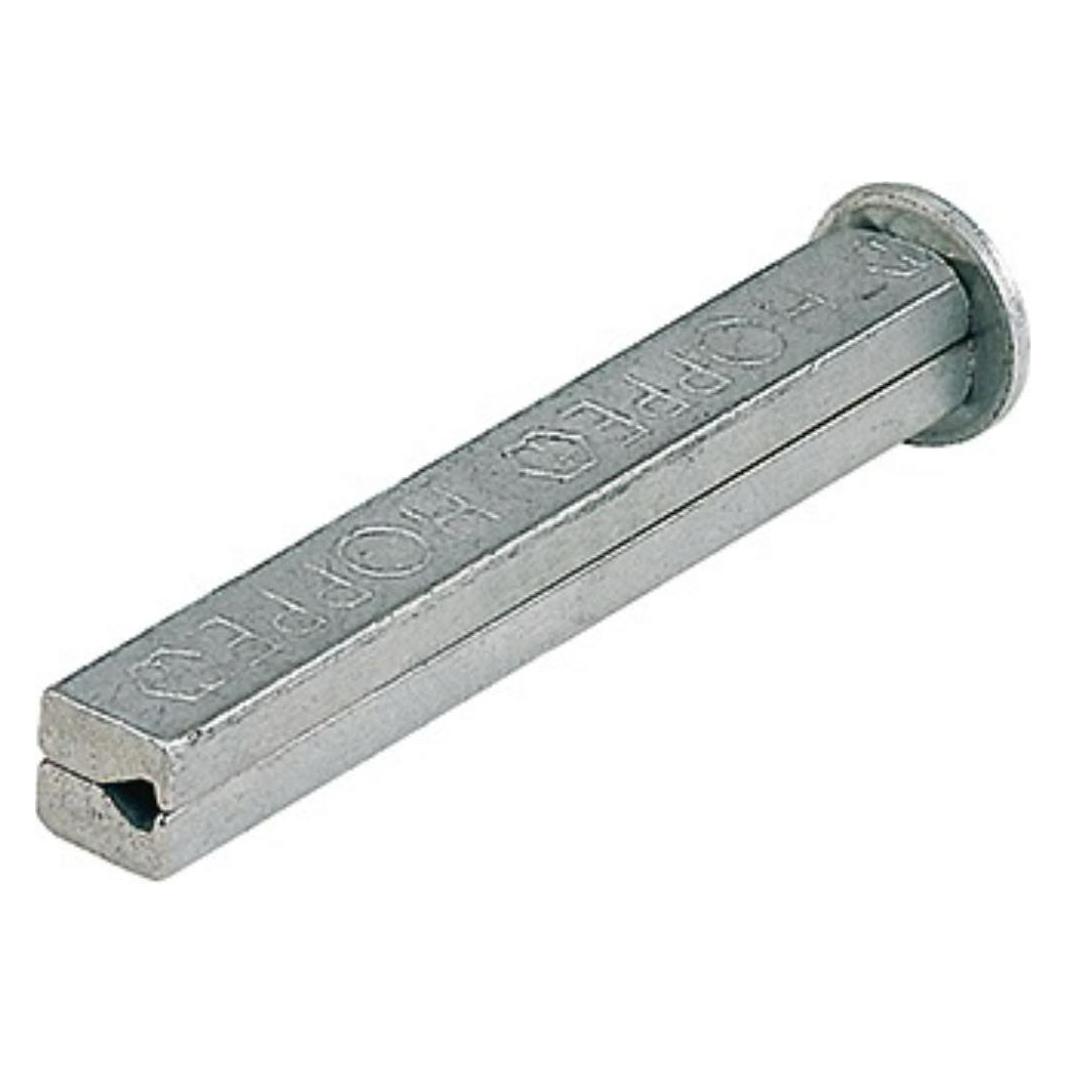 Hoppe Vierkantstift I-Profilstift Vierkant 8 x 60 mm Eisen verzinkt geteilt (519217)
