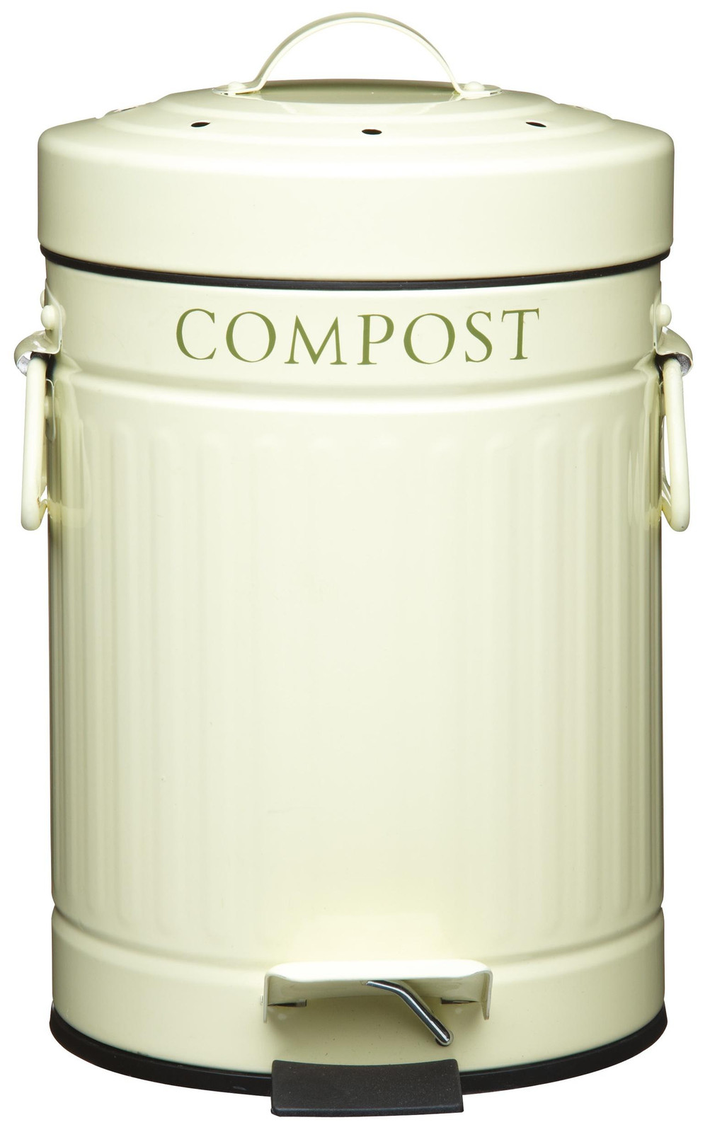 KitchenCraft metalen compostbak voor aanrecht