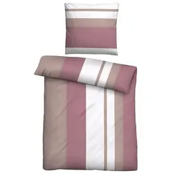 Castell® Bettwäsche Längsstreifen Thermo-Fleece Einzelbett, 2tlg.