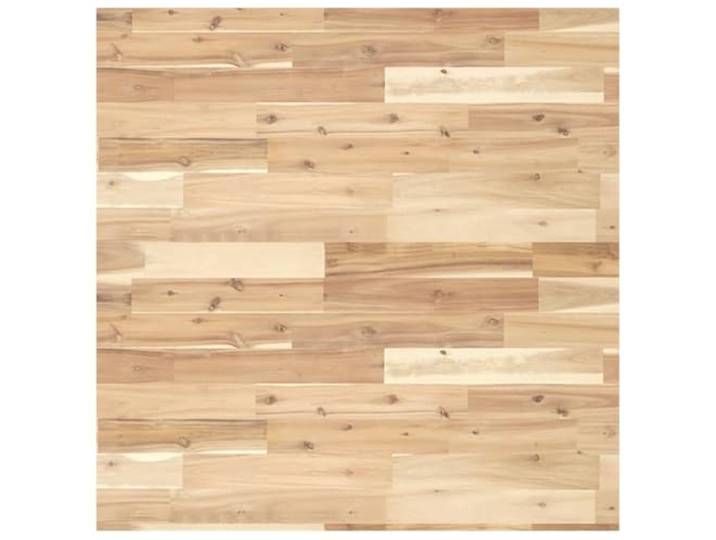 GHVBNMF Tischplatte Massivholz Akazie Quadratisch 90x90x2 cm Unbehandelt Quadratische Holzplatte aus echtem Akazienholz zur individuellen Gestaltung von Esstischen in Esszimmer oder Gastronomie.