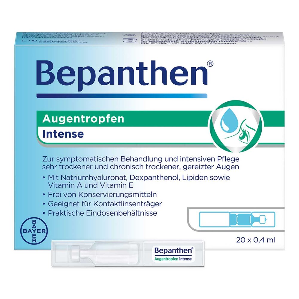 Bayer Vital GmbH Bepanthen Augentropfen Intense EDO 18879004