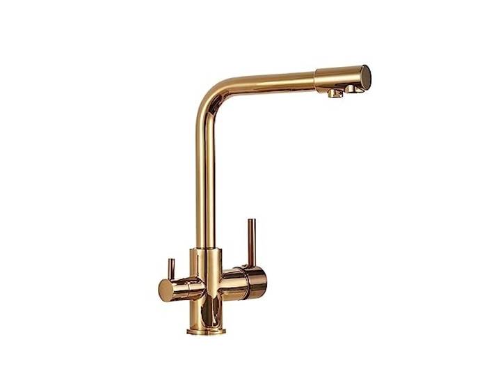 SWENEEN Rotatabkitchen Küchenarmatur-Wasserfilter, Einfach Zu Installierendes Reinigungssystem Für Spültischarmaturen, Ideal Für Trinkwasser, Verbessert Ihr Küchenerlebnis, Golda,Gold Faucet