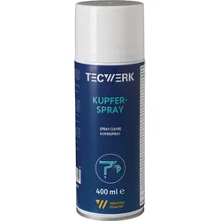 TECWERK Kupferspray 400 ml Spraydose für viele Oberflächen mit Korrosionsschutz