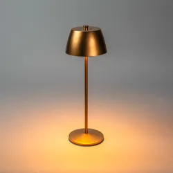 Eze USB-LED-Tischleuchte matt-kupfer