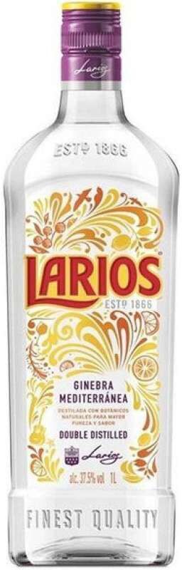 Ginebra Larios Dry Gin Mediterránea 100 cl - Gin de Origen Español