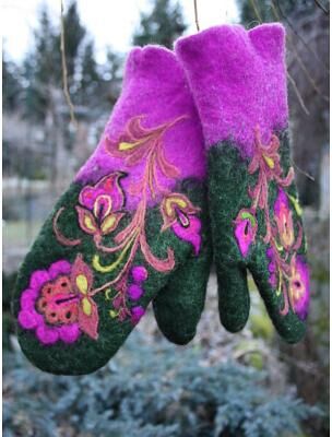 LightInthebox Women's 1 Pair Fingerless / Fingertips / Winter Gloves Active / Outdoor Gloves - Flower Print
