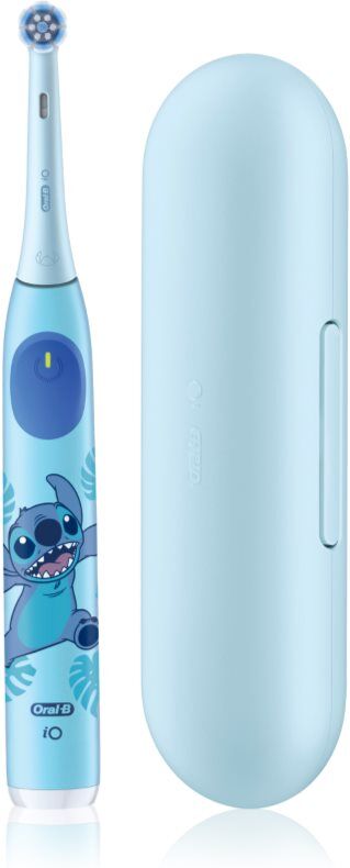 Oral-B iO Kids Disney Stitch brosse à dents électrique pour enfant avec trousse de voyage 6 y+ 1 pcs
