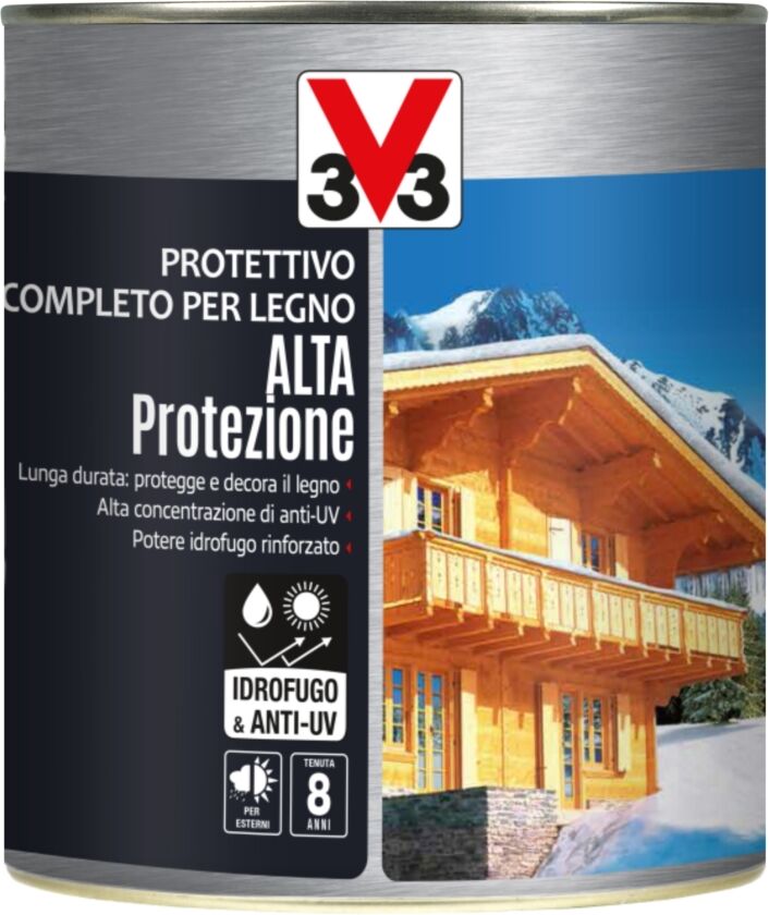 V33 PROTETTIVO PER LEGNO 8 ANNI 750ML TEAK