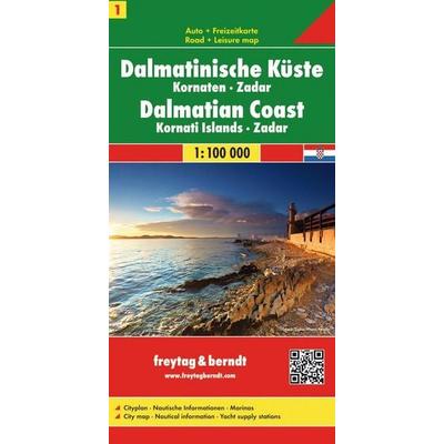 freytag & berndt Straßenkarte Dalmatinische Küste 1:100.000, Sonstige von Freytag-Berndt und Artaria KG, KOMPASS Freytag & Berndt, 978-3-85084-297-6