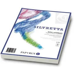 2x Papyrus, Heft + Block, SILVRETTA - Zeichen- und Malpapiere (A3, Blanko)