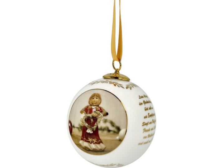 Goebel - Kerst Decoratief beeld / figuur Jaarlijkse Bal 2023 Porselein - 8cm