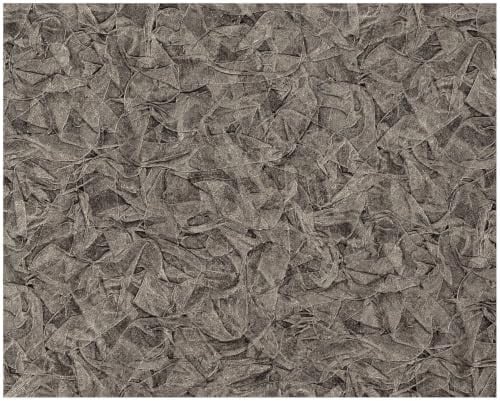 EDEM 9086-29 Structuur behang vliesbehang hardvinyl glanzend grijs zilver platina 10,65 m2
