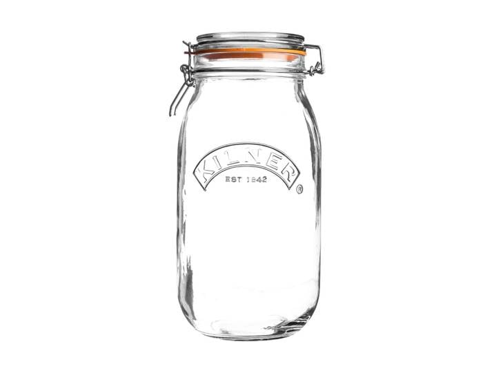 Kilner Bocal rond avec fermeture mécanique Kilner Transparent, 1,5 L