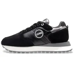 Colmar für Damen. TRAVIS-A Travis Authentic Sneaker aus Wildleder schwarz (39), 3 bis 5 cm, Schnürsenkel, Lässig
