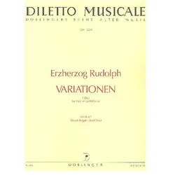 Variationen F-Dur für Violine und Klavier, Fachbücher von Erzherzog von Österreich Rudolph