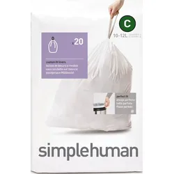 Simplehuman Müllsäcke Größe C 10-12 l 20 St.