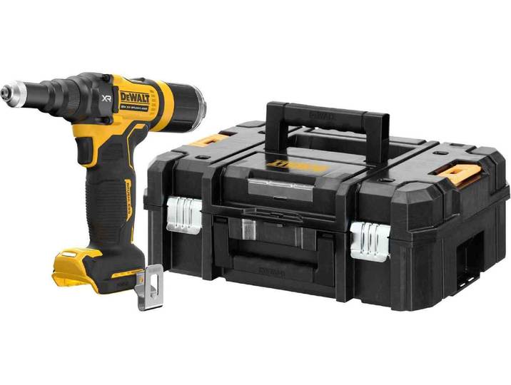 Riveteuse XR 18V Brushless 4\,8 mm - DEWALT - Sans batterie\, ni chargeur\, coffret TSTAK - DCF403D2GT-QW