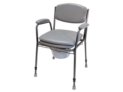 Drive Medical Toiletstoel TS 130, zwart-zilver