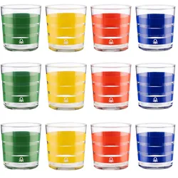 Benetton - Glaswaren 12 33cl-Gläser aus hochwertigem Glas