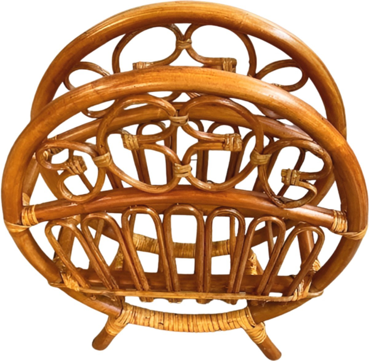 Magazinehouder van rotan
