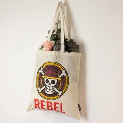 Nomad Sari Iconic Basic Tote Bag - REBEL - Natural 4oz