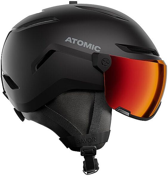 Atomic Skihelm SAVOR VISOR STEREO schwarz   55-59CM B