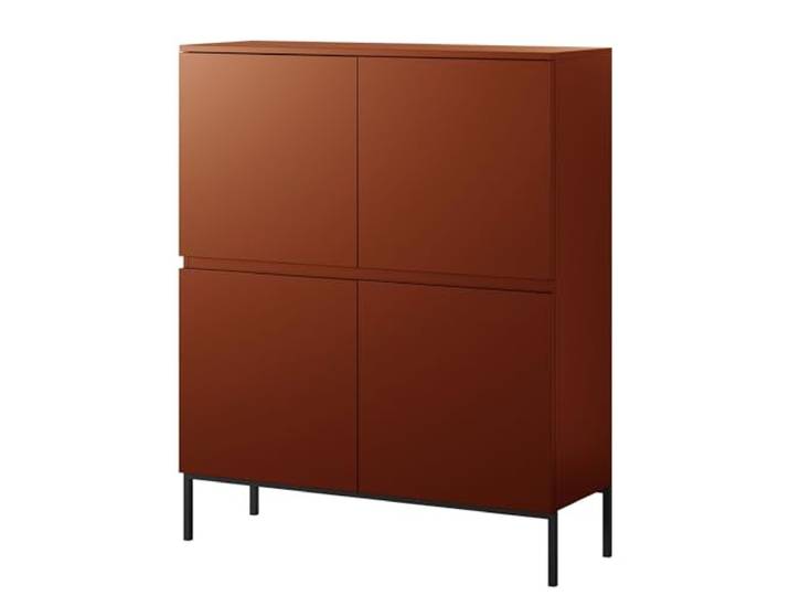 Selsey BEMMI Buffets\, Melamine\, Rouge Brique\, 100 cm