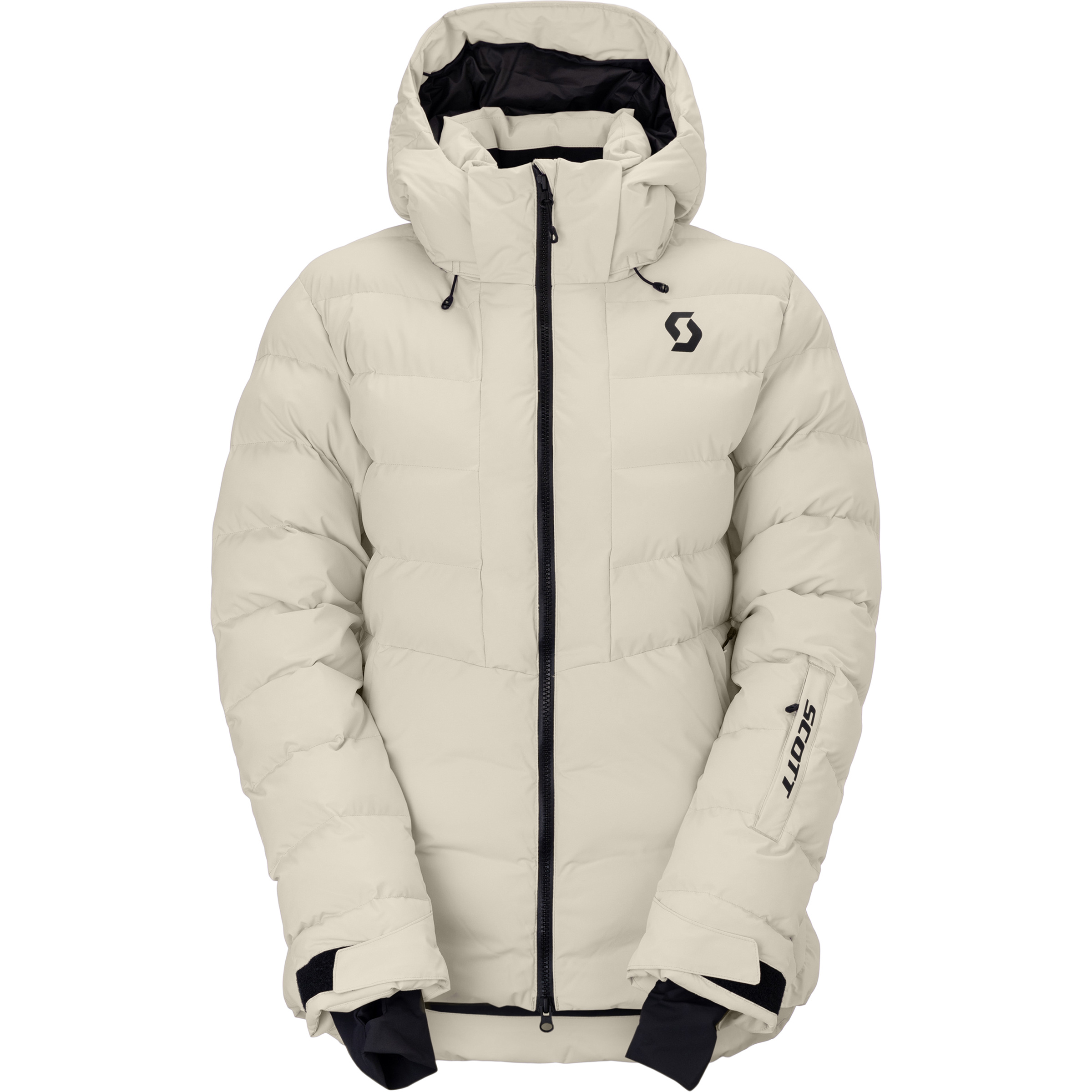 Scott Ultimate Warm Damen Isolationsjacke beige Größe XS Skifahren | Lifestyle Winddicht Wasserabweisend