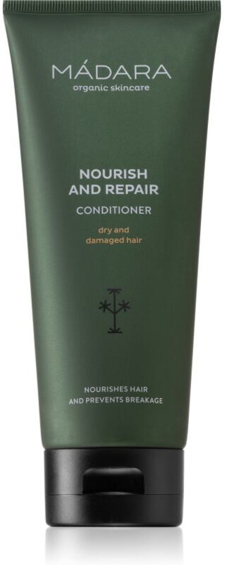 MÁDARA Nourish and Repair après-shampoing régénérant pour cheveux fins et abîmés 200 ml
