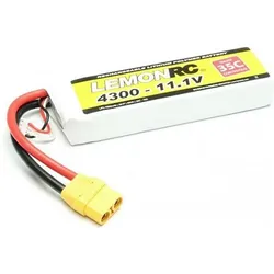LemonRC Modellbau-Akkupack (LiPo) 11.1V 4300 mAh Zellen-Zahl: 3 35 C Softcase XT90 (4300 mAh, 11.10 V)