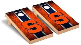 Skip's Garage Syracuse Orange Vintage Cornhole Board Set