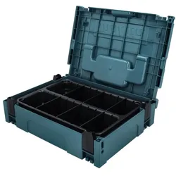 Makita, Werkzeugkoffer, Makpac 1 + Varioeinsatz mit 2 Fächern ( P-83680 ) für Handwerkzeug (1 Teil)